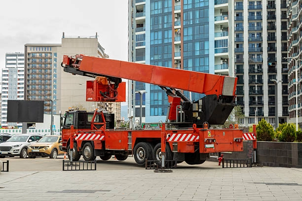 Truck mounted crane Platform
