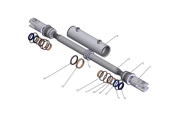 Hydraulic cylinder for Loader
