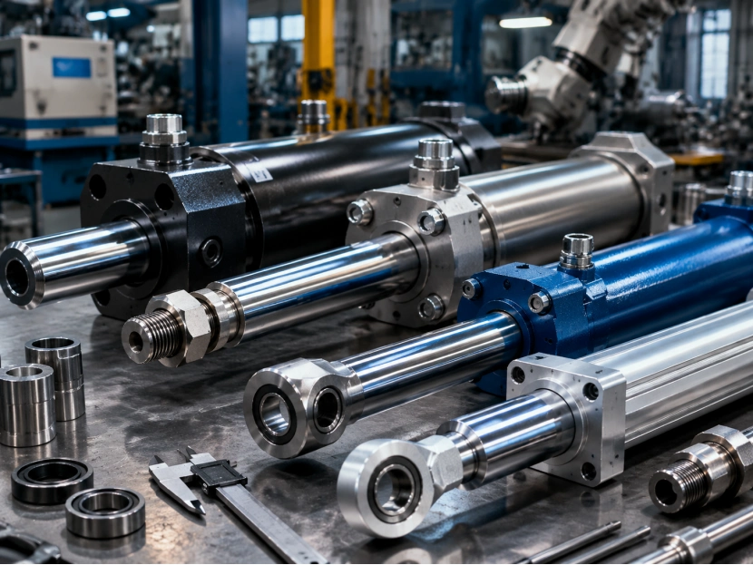 hydraulic cylinder materials for industrial machinery
