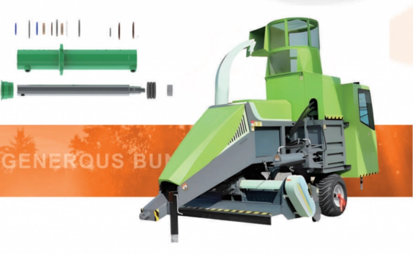 How Hydraulic Cylinders Work in a Film Wrapping Baler: Main, Pushing and Pressing Cylinders Explained